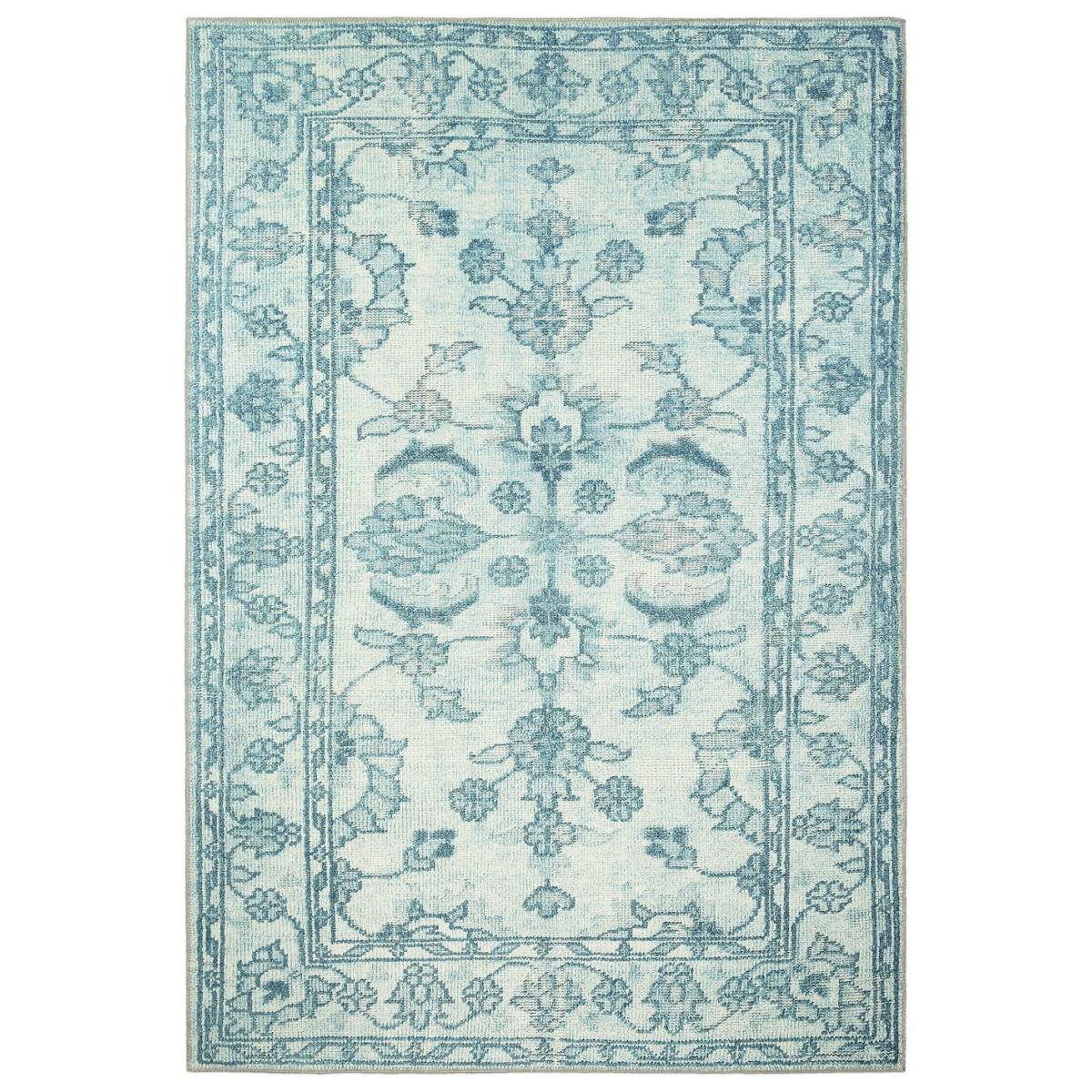 Kusový orientální koberec Chenille Rugs Q3 104763 Light-Blue