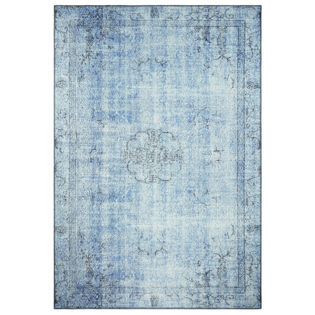 Kusový orientální koberec Chenille Rugs Q3 104782 Light-Blue