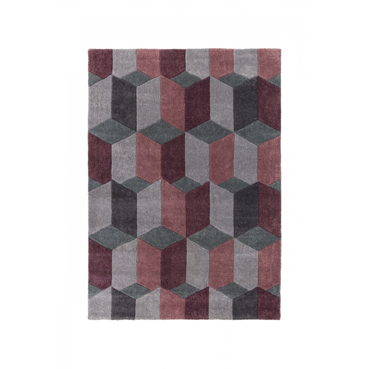 Ručně všívaný kusový koberec Infinite Scope Purple