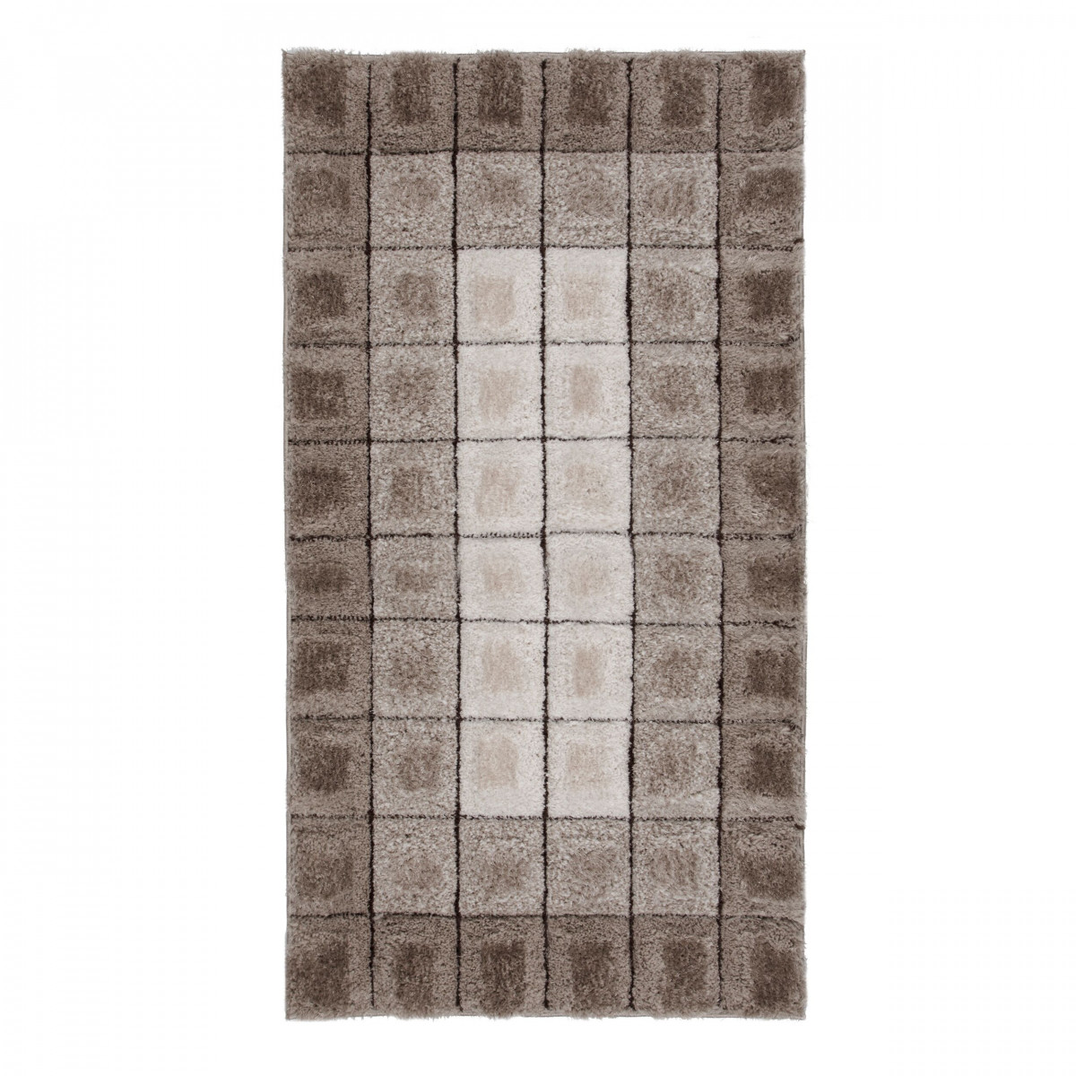 Kusový koberec Velvet-3D Cube Natural