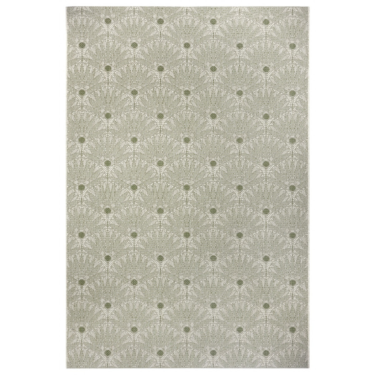 Kusový koberec Flatweave 104862 Green/Cream