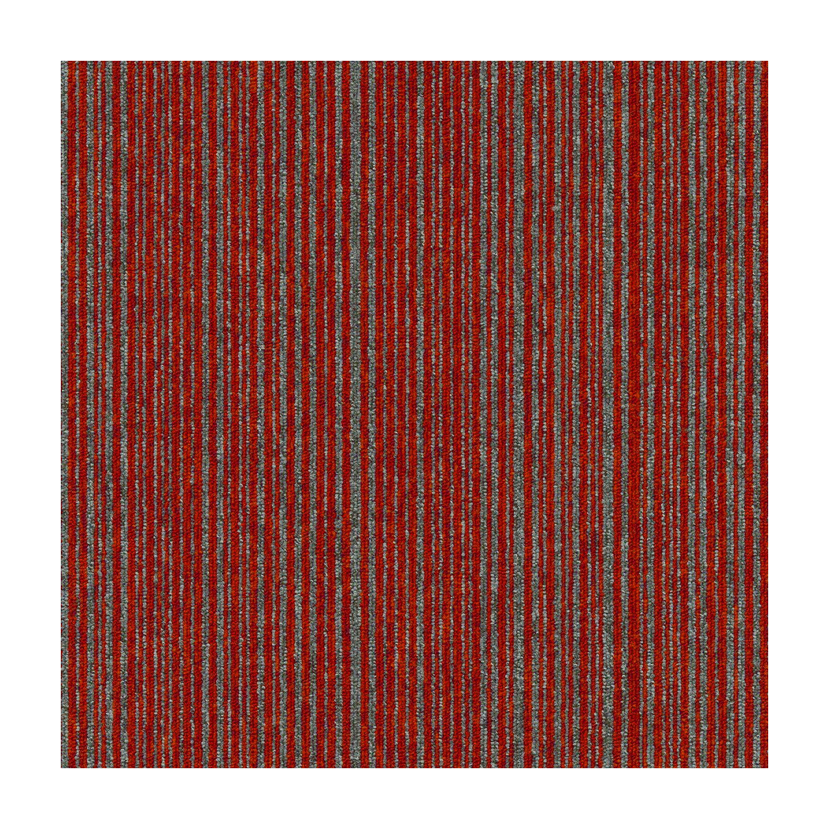 Kobercový čtverec Coral Lines 60380-50 červeno-šedý