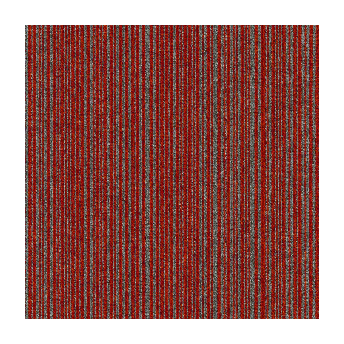 Levně Tapibel Kobercový čtverec Coral Lines 60380-50 červeno-šedý - 50x50 cm