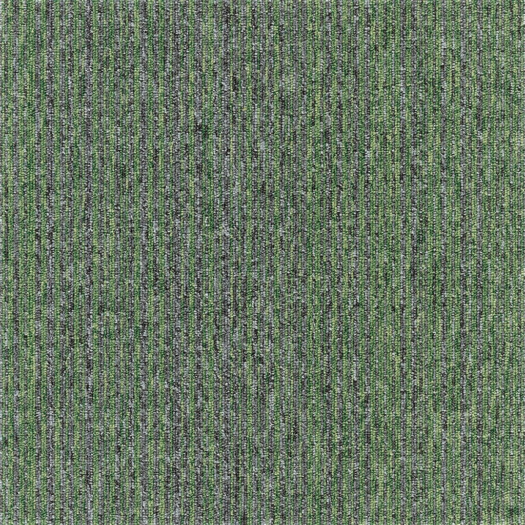 Levně Tapibel Kobercový čtverec Coral Lines 60376-50 zeleno-šedý - 50x50 cm