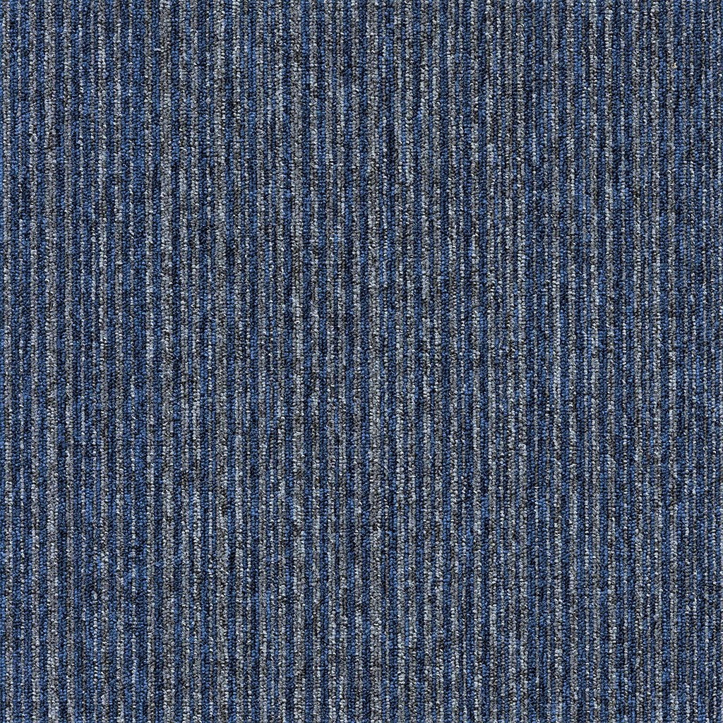 Levně Tapibel Kobercový čtverec Coral Lines 60360-50 modro-šedý - 50x50 cm