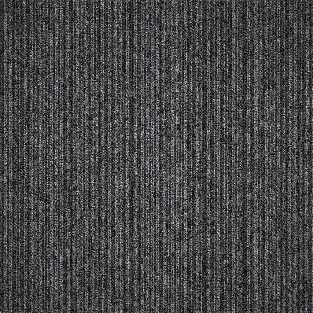 Levně Tapibel Kobercový čtverec Coral Lines 60345-50 šedo-černý - 50x50 cm