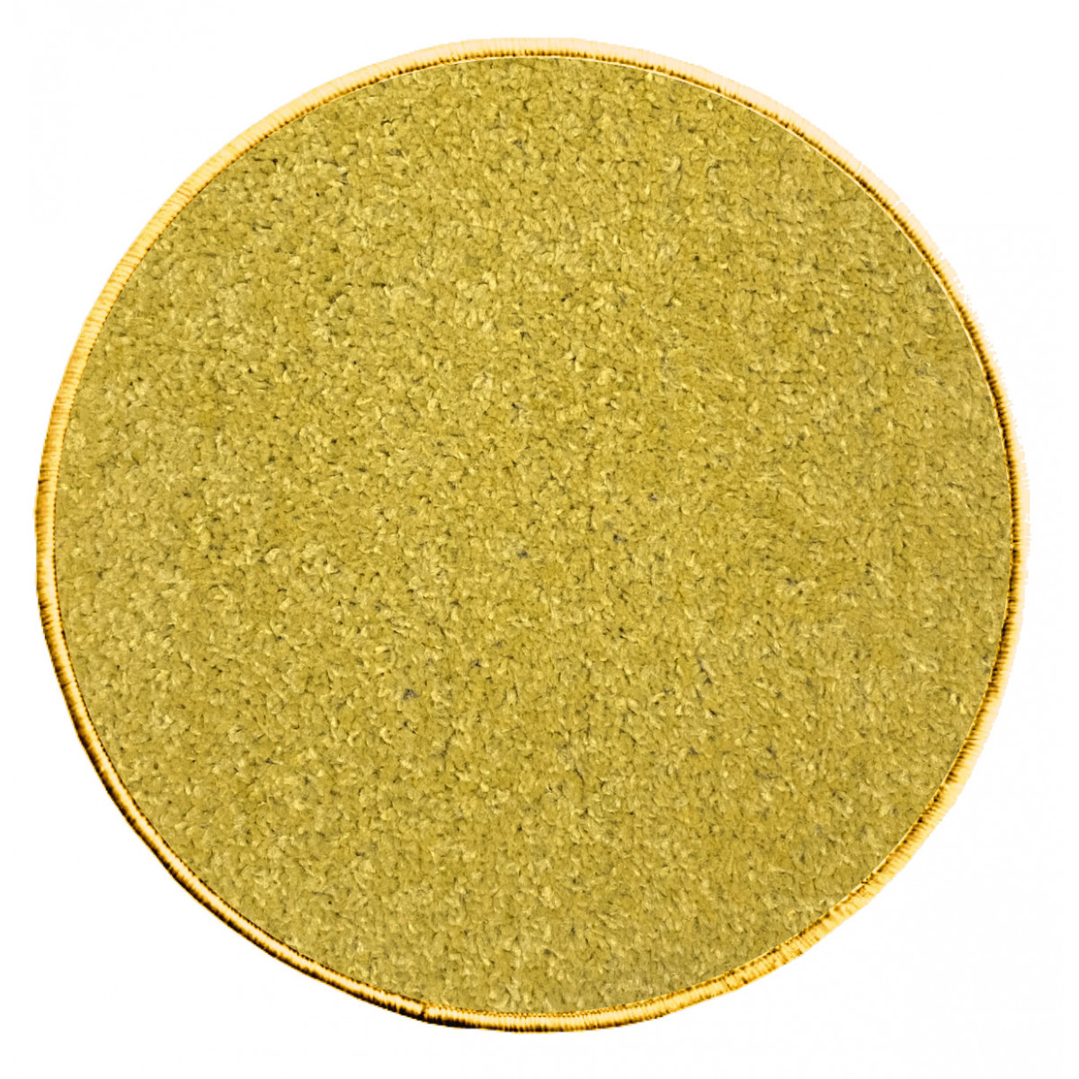 Kusový koberec Eton 502 žlutý kruh