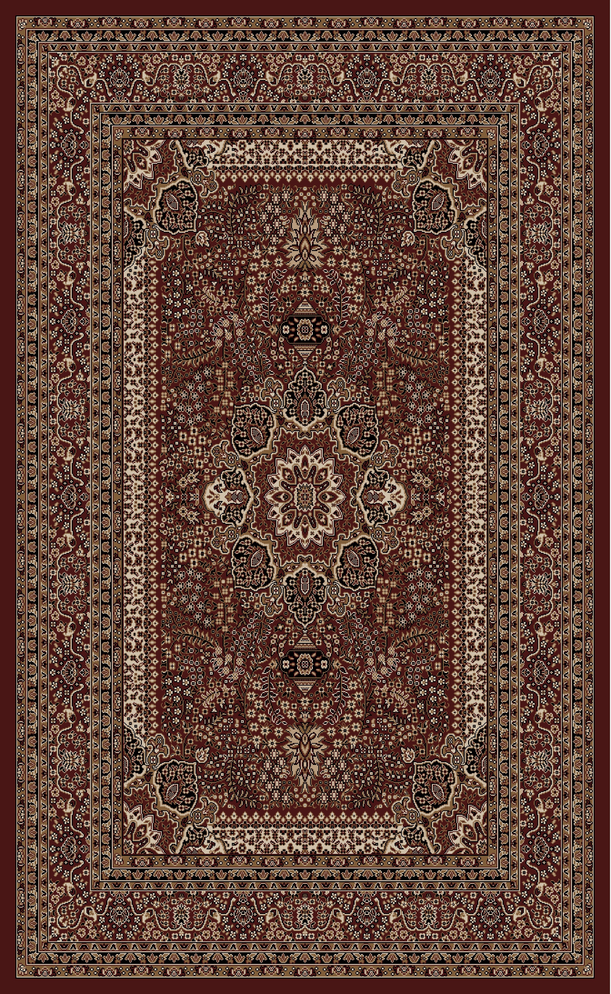 Kusový koberec Marrakesh 207 red