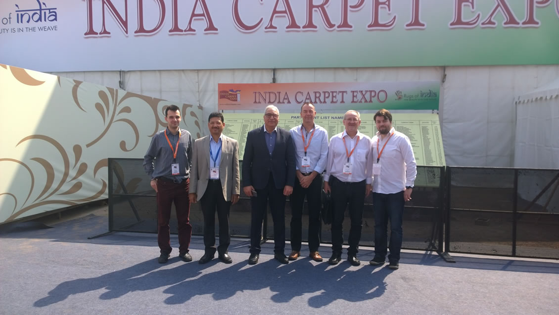 Mujkoberec.cz na veletrhu India Carpet Expo v roce 2016
