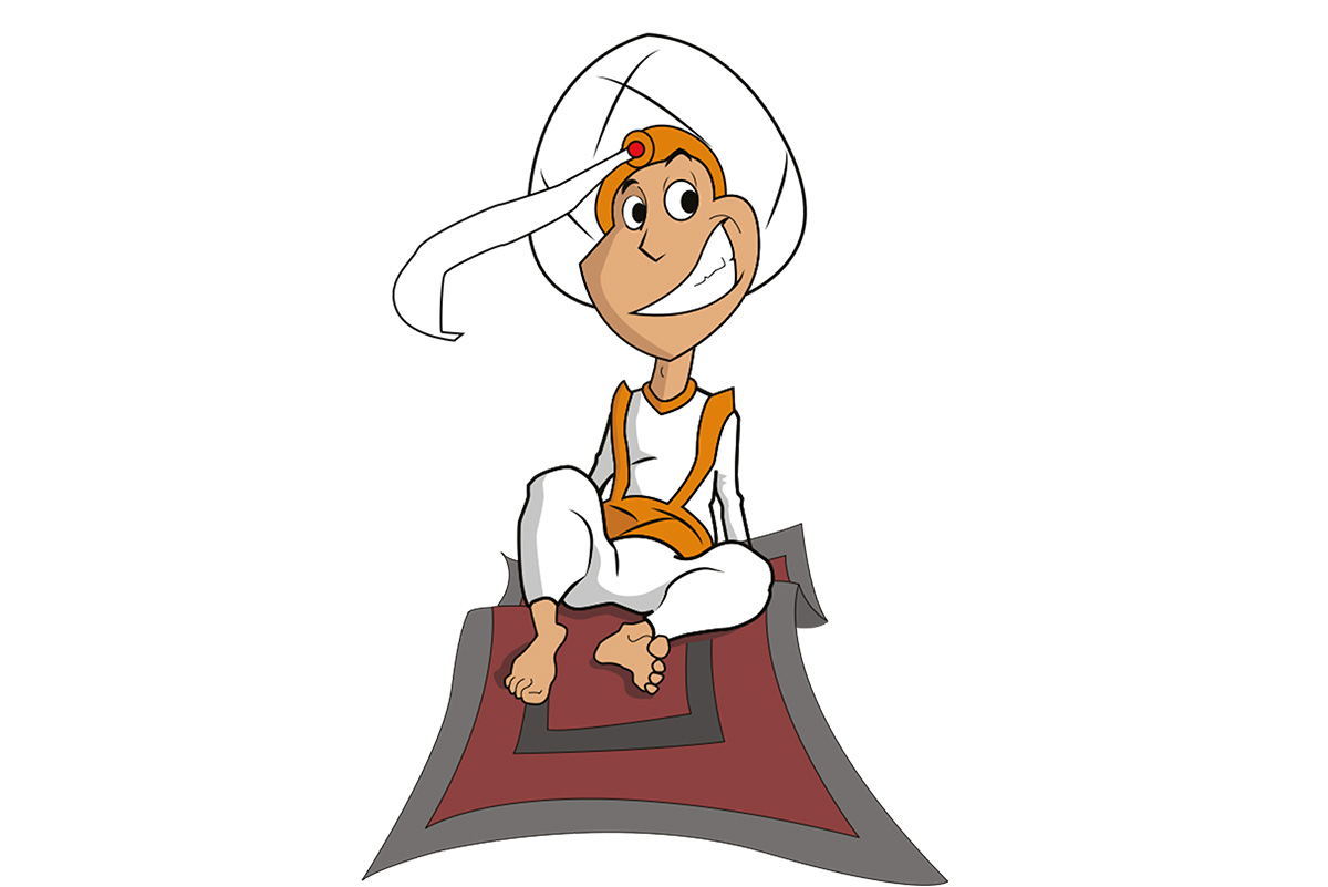 N&aacute;&scaron; maskot Aladin
